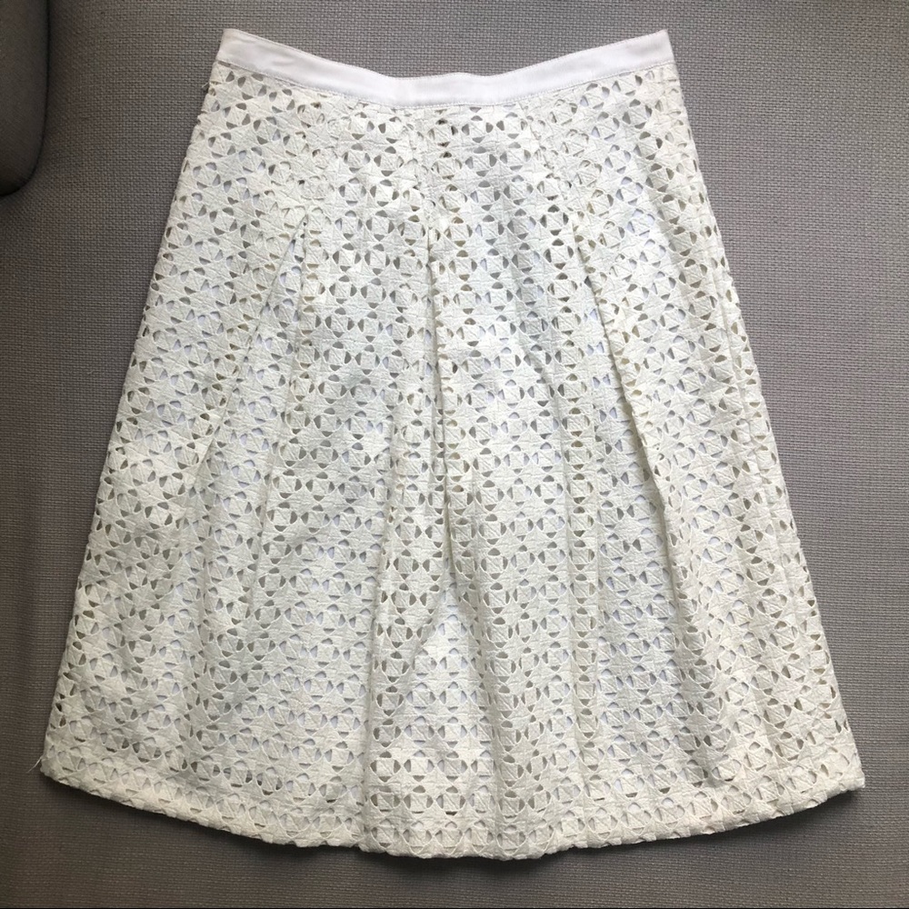 Tory Burch ivory skirt
